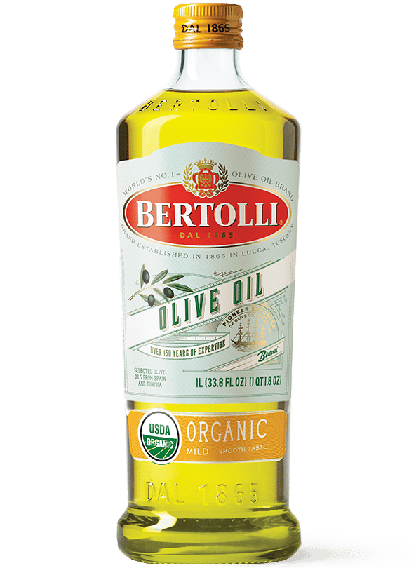 Bertolli's Organic Mild Olive Oil Bottle